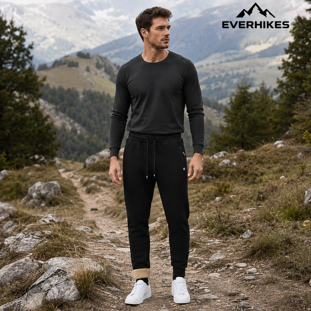 Jogger Pants, Warm Fleece-Lined Outdoor Wear | Everhikes