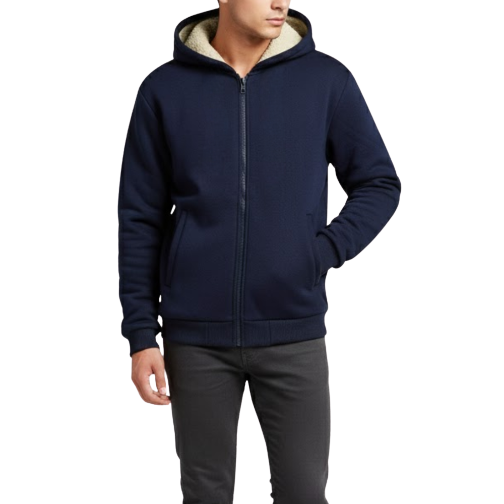 Fleece Hoodie – Sherpa-Lined Men’s Winter Layer | Everhikes