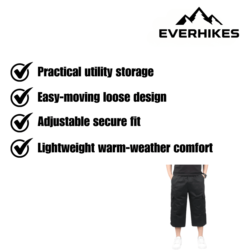 Cargo Shorts, Lightweight Loose - Fit Hiking Shorts | Everhikes - Evercrest Outdoors