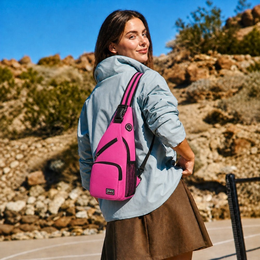 Crossbody Bag – Lightweight 5L Multi - Compartment Sling | Everhikes - Evercrest Outdoors