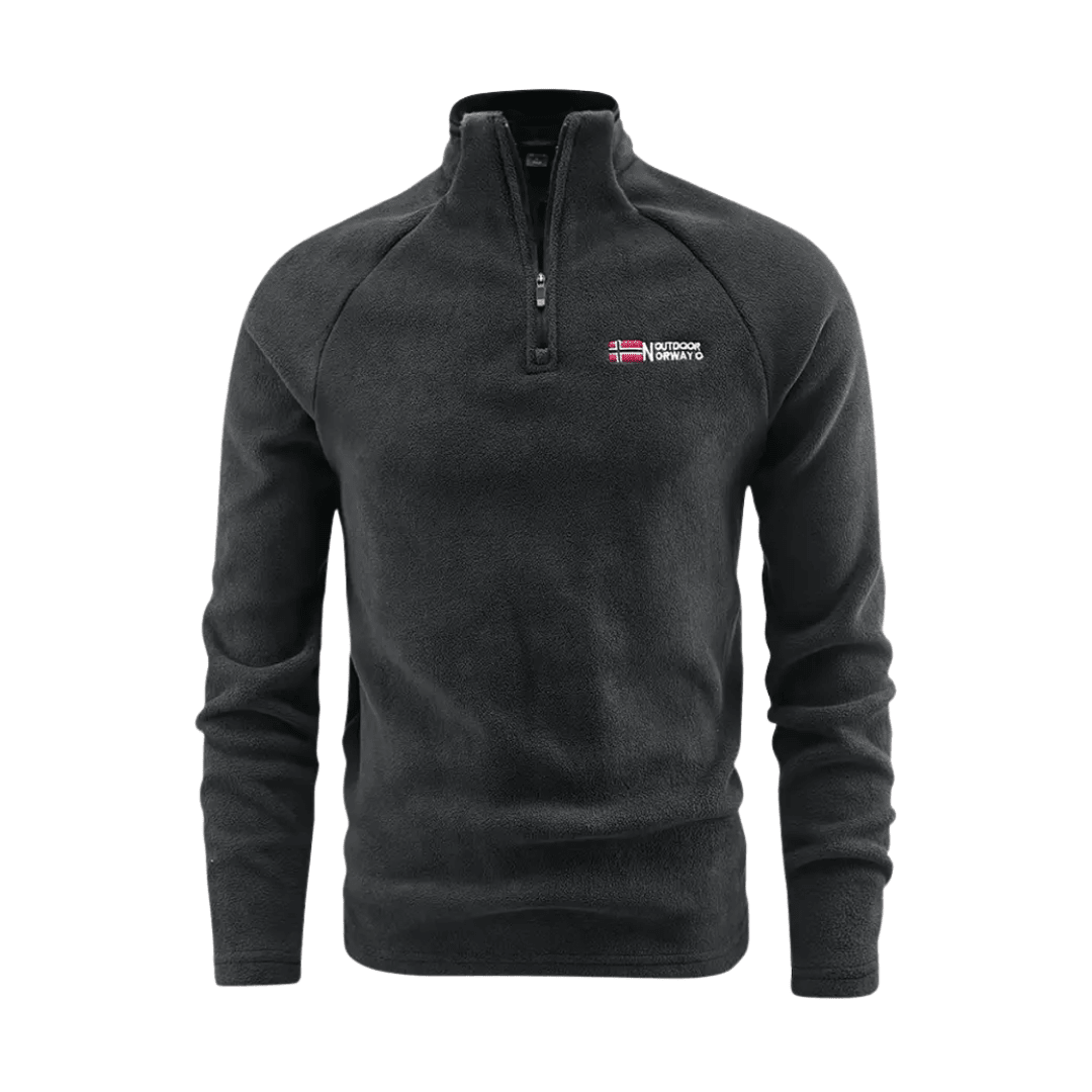 Fleece Jacket – Breathable Thermal Half - Zip Layer | Everhikes - Evercrest Outdoors