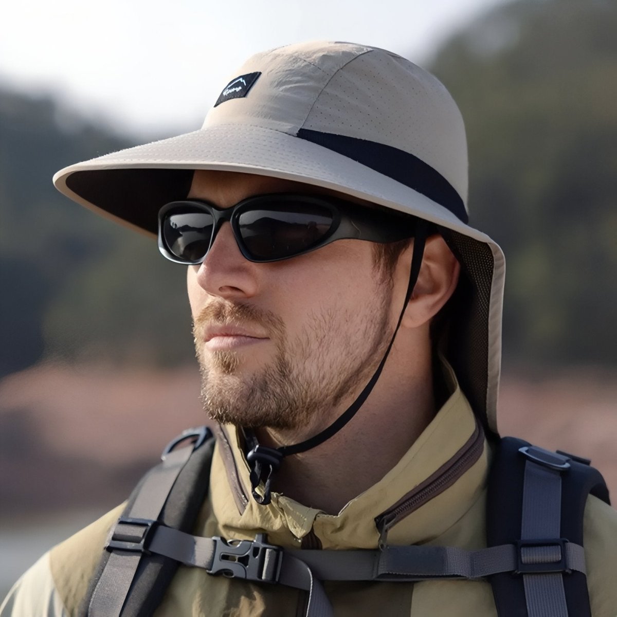 Hiking Hat – Lightweight Breathable Neck Shield Hat | Everhikes - Evercrest Outdoors