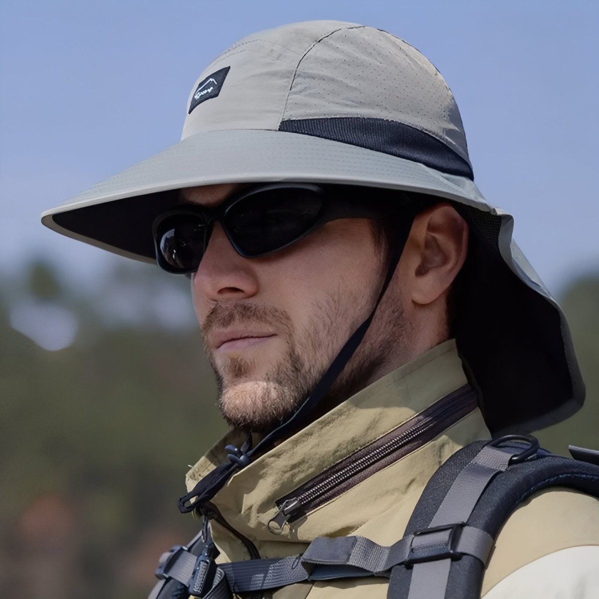 Hiking Hat – Lightweight Breathable Neck Shield Hat | Everhikes - Evercrest Outdoors