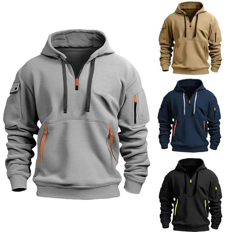 Hiking Hoodie – Lightweight Breathable Half - Zip Layer | Everhikes - Evercrest Outdoors