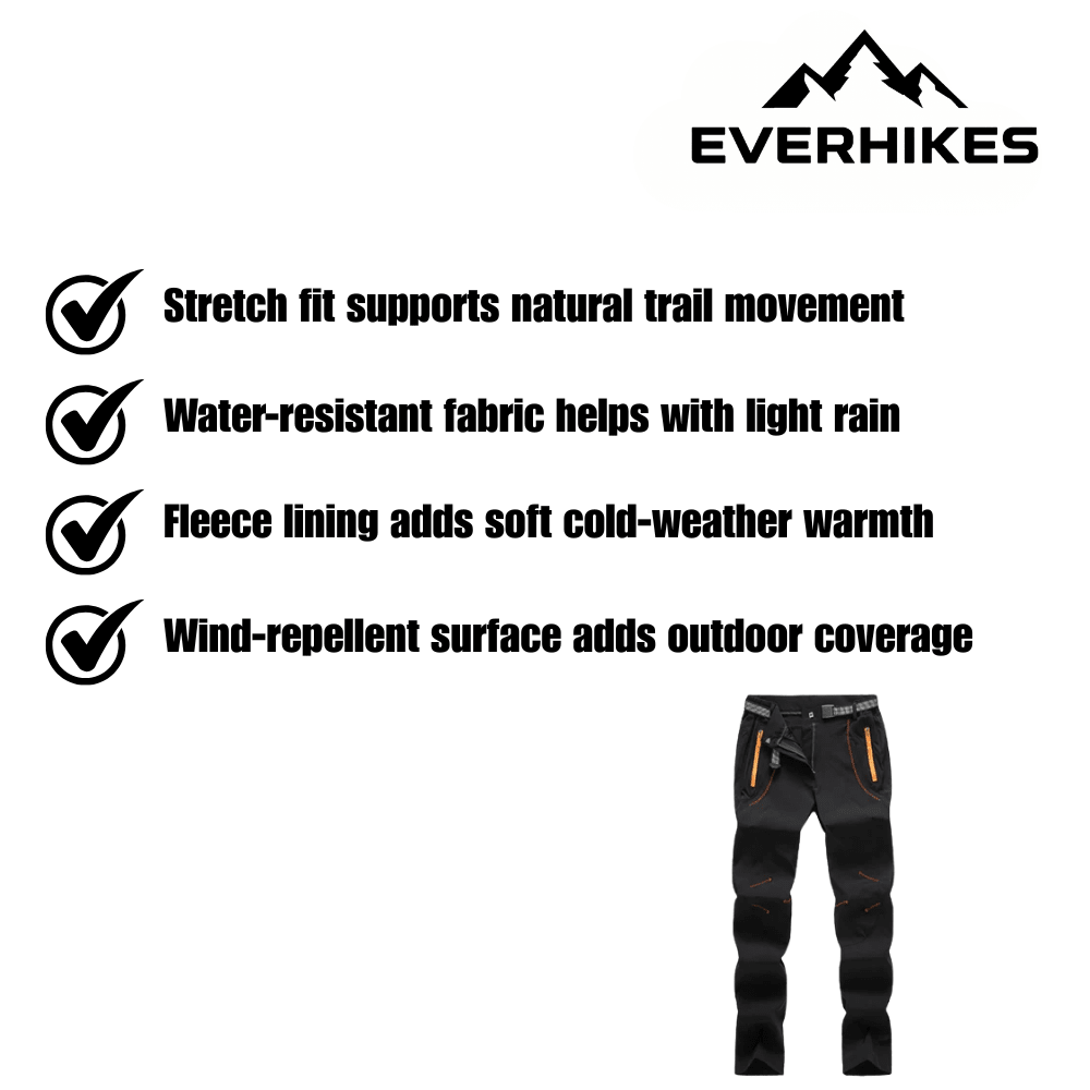 Hiking Pants – Insulated Water - Resistant Women’s Pants | Everhikes - Evercrest Outdoors