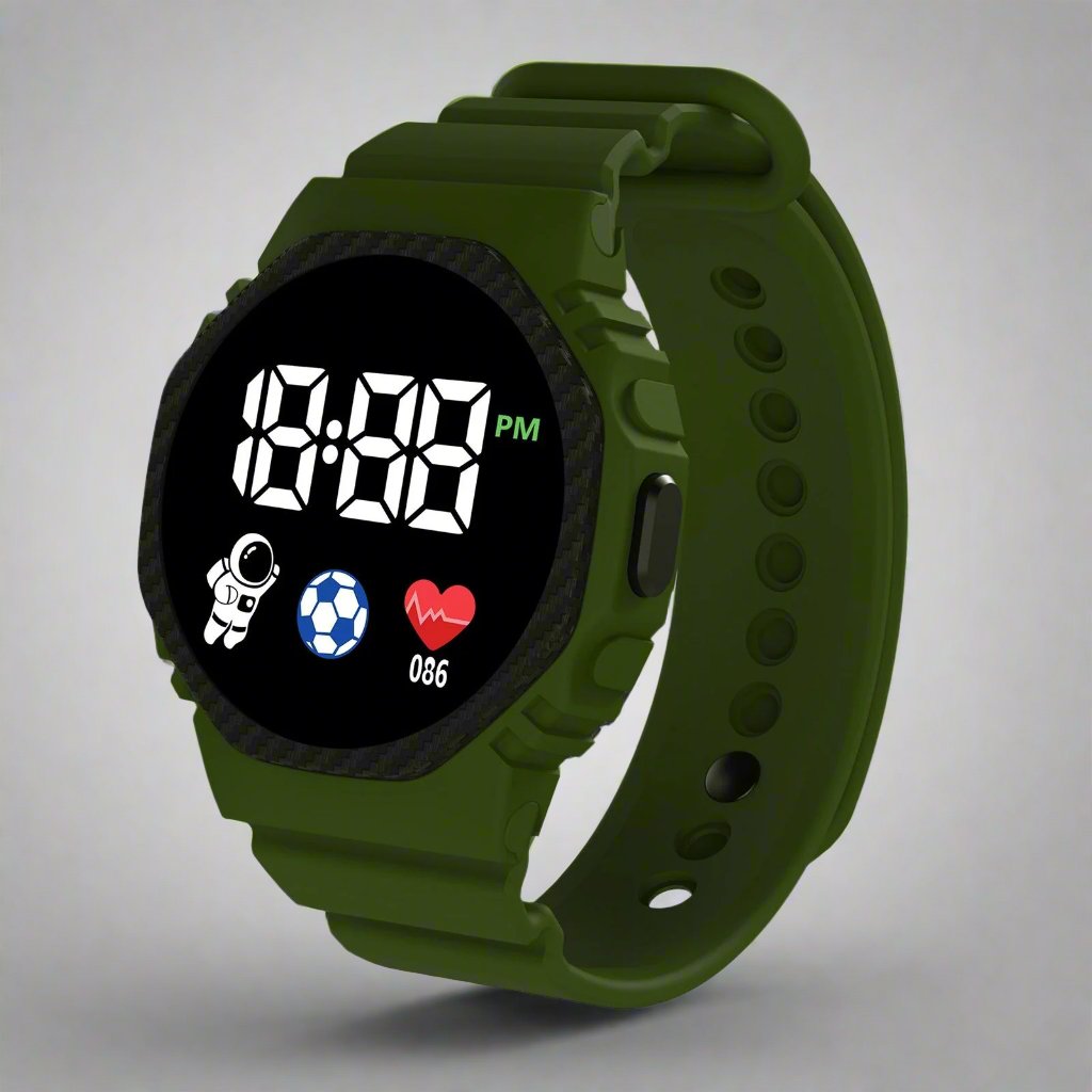 Kids Digital Watch – Lightweight Water - Resistant | Everhikes - Evercrest Outdoors