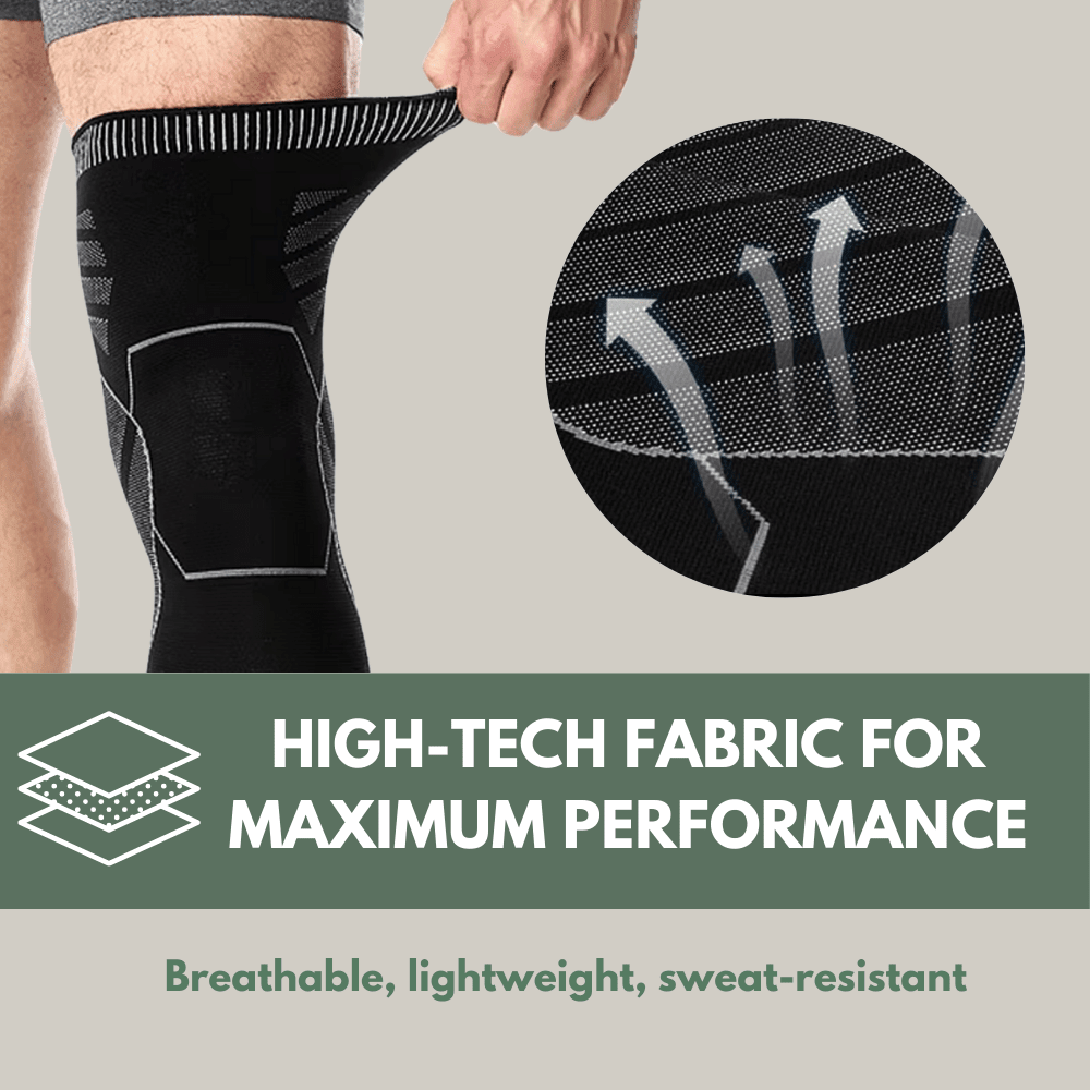 Knee Sleeve Breathable Full - Length Compression Pair | Everhikes - Evercrest Outdoors