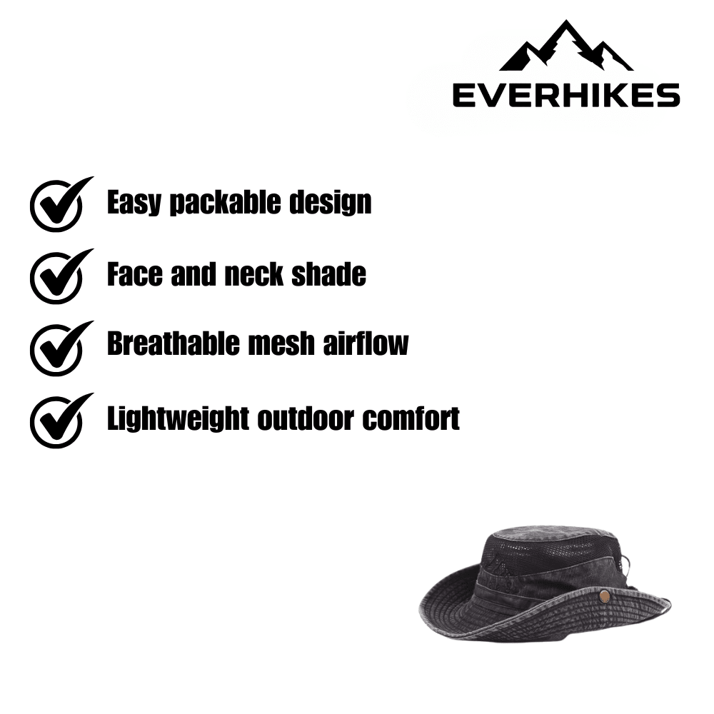 Panama Hat Lightweight Breathable Sun Hat | Everhikes - Evercrest Outdoors