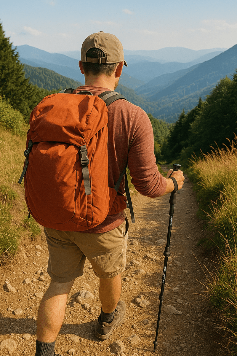 Trekking Pole – Lightweight Shock - Absorbing Hiking Pole | Everhikes - Evercrest Outdoors