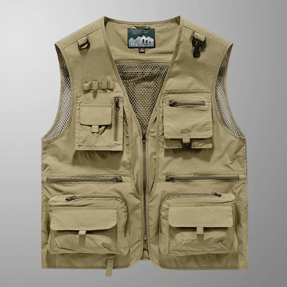 Utility Vest, Lightweight Mesh Multi - Pocket Outdoor Vest | Everhikes - Evercrest Outdoors
