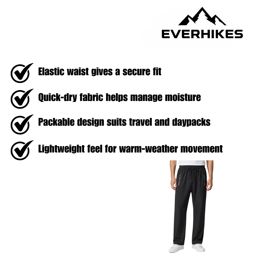 Hiking Pants, Lightweight Quick-Dry Outdoor Pants | Everhikes