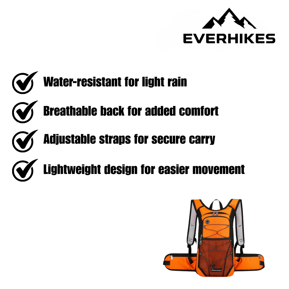 Lightweight Water-Resistant Hiking Backpack – Compact Trail Daypack | Everhikes