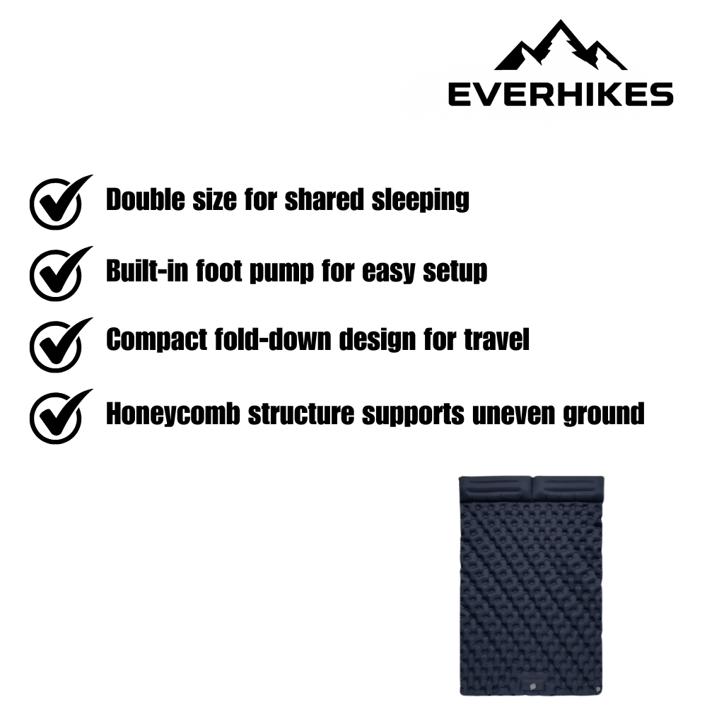 Camping Mattress – Lightweight Double Inflatable Pad | Everhikes - Evercrest Outdoors