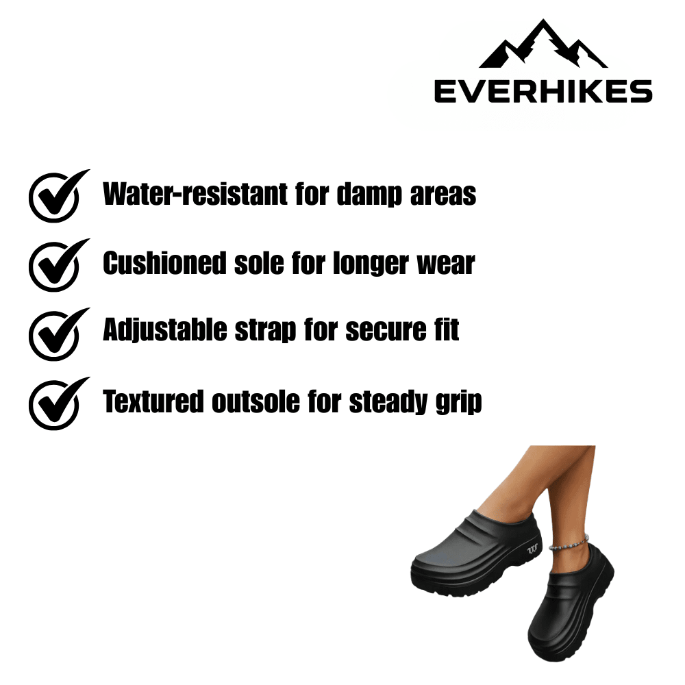 Clogs Water - Resistant Cushioned Slip - On | Everhikes - Evercrest Outdoors