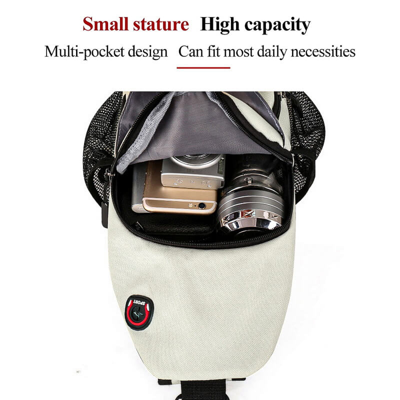 Crossbody Bag – Lightweight 5L Multi - Compartment Sling | Everhikes - Evercrest Outdoors