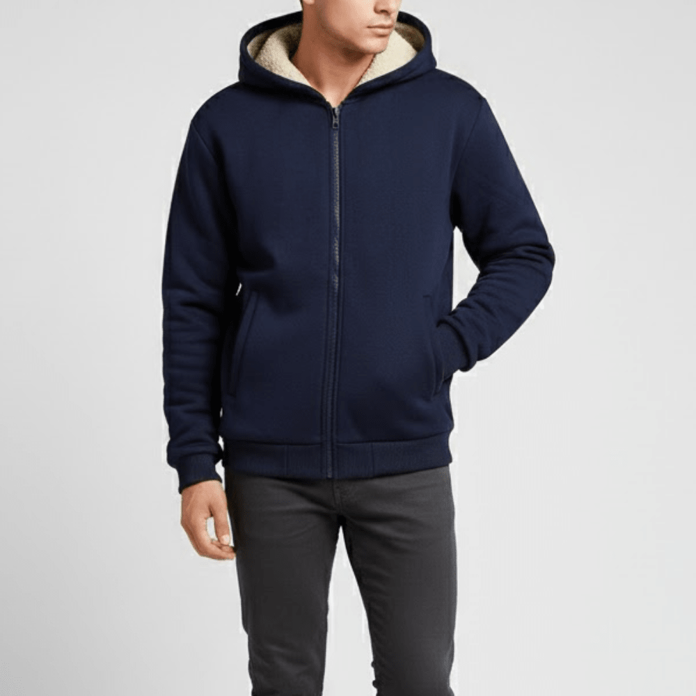 Fleece Hoodie – Sherpa - Lined Men’s Winter Layer | Everhikes - Evercrest Outdoors