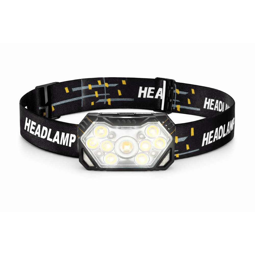 Headlamp, USB Rechargeable LED Sensor Light - Evercrest Outdoors
