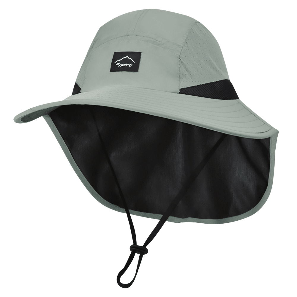 Hiking Hat – Lightweight Breathable Neck Shield Hat | Everhikes - Evercrest Outdoors