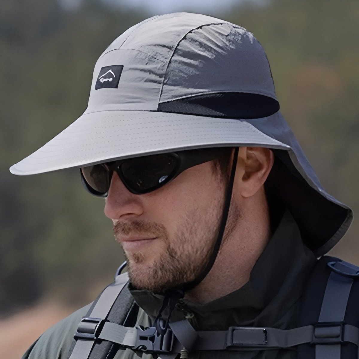 Hiking Hat – Lightweight Breathable Neck Shield Hat | Everhikes - Evercrest Outdoors