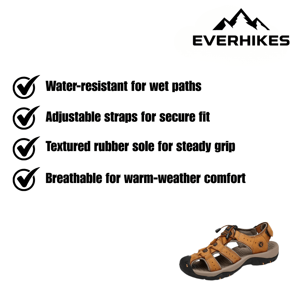 Hiking Sandals Water - Resistant Lightweight Grip | Everhikes - Evercrest Outdoors