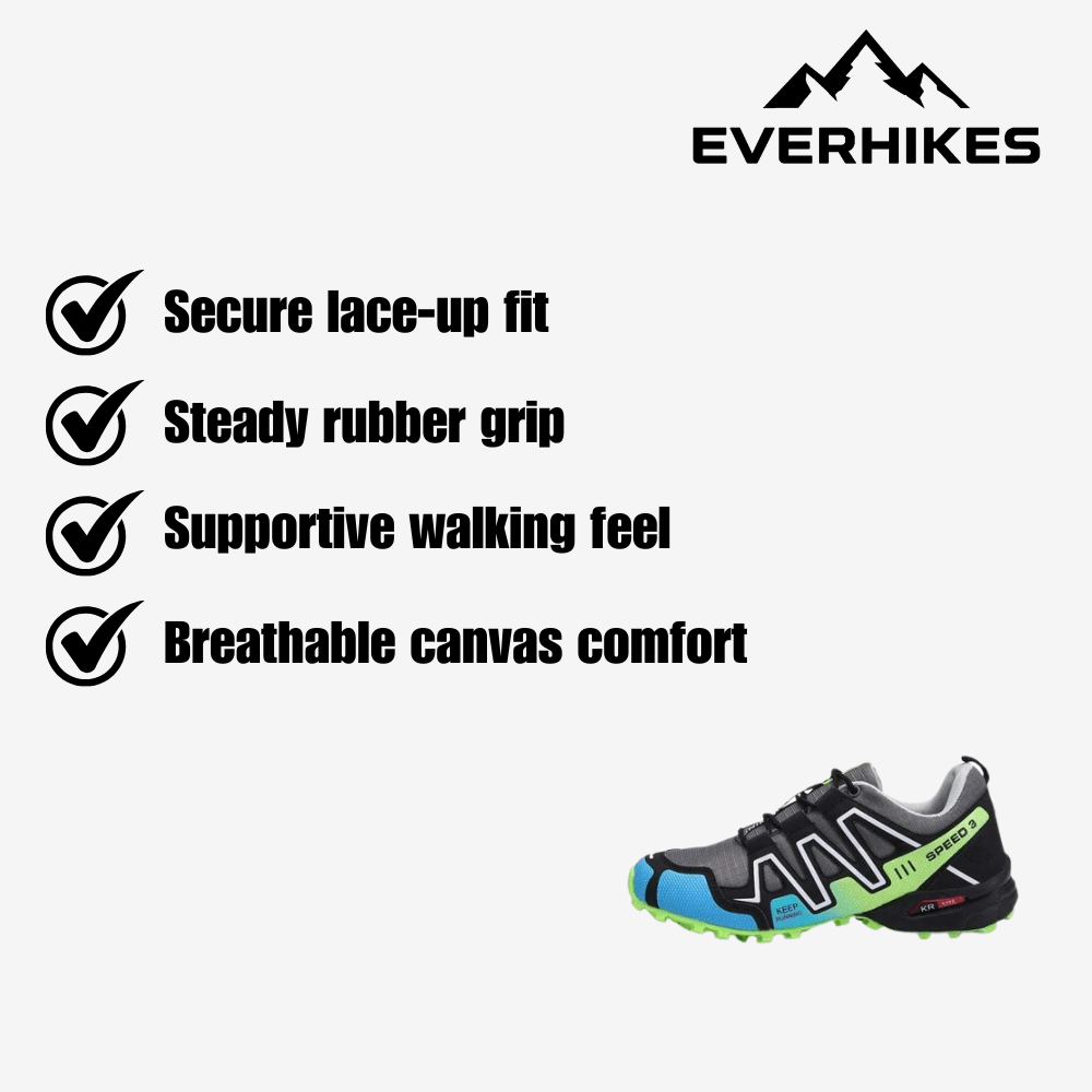 Hiking Shoes Durable Breathable Trail Grip | Everhikes - Evercrest Outdoors