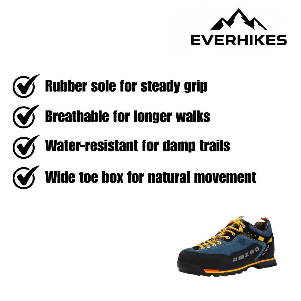 Hiking Shoes Durable Water - Resistant Low - Cut | Everhikes - Evercrest Outdoors