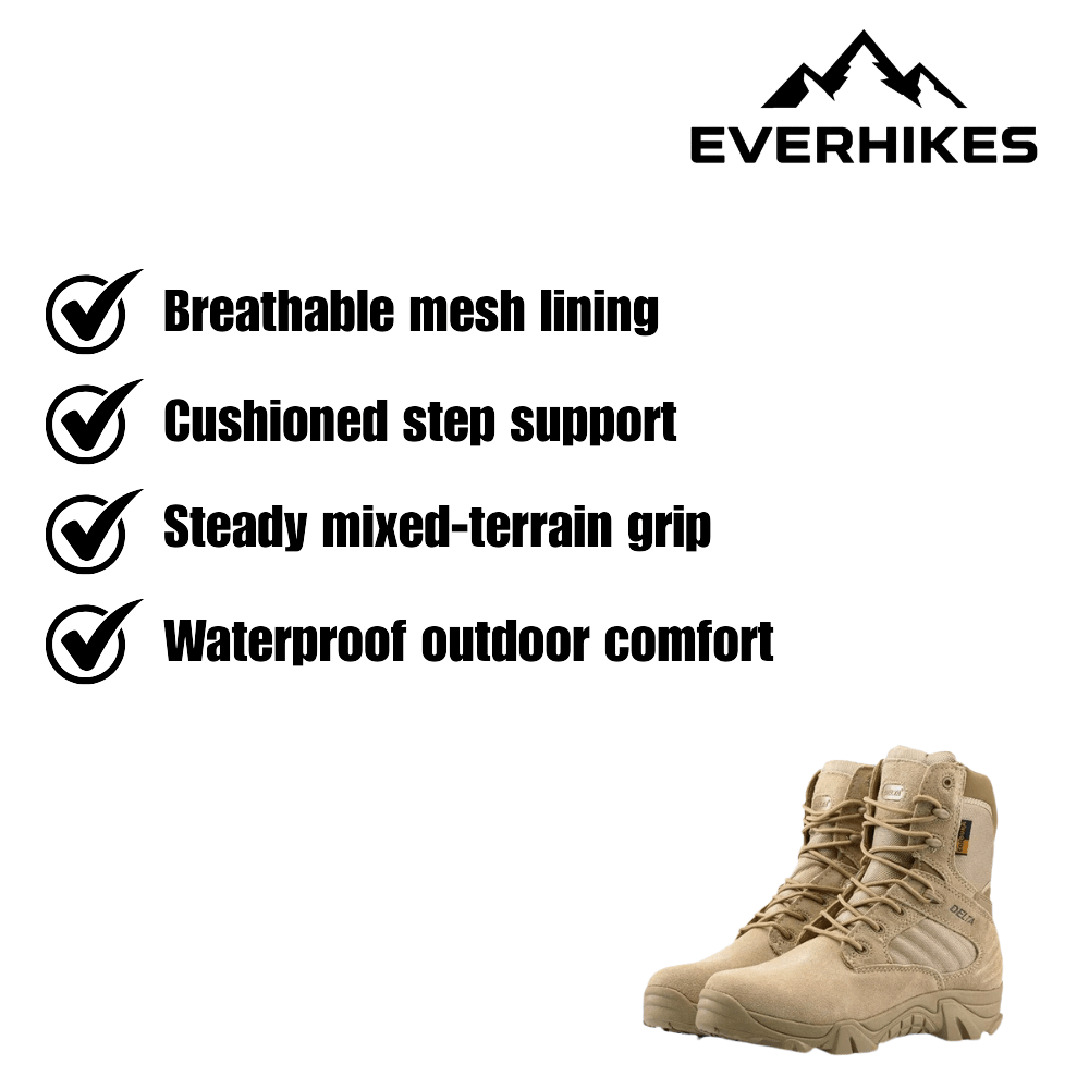 Hiking Shoes Lightweight Waterproof Grip | Everhikes - Evercrest Outdoors