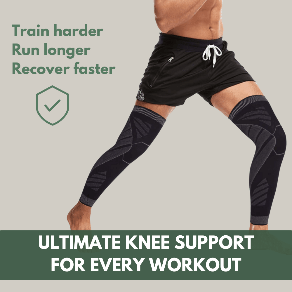 Knee Sleeve Breathable Full - Length Compression Pair | Everhikes - Evercrest Outdoors