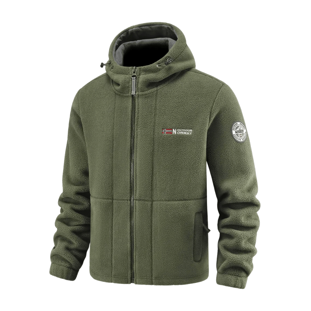 Men’s Fleece Jacket, Windproof Breathable Outerwear | Everhikes - Evercrest Outdoors