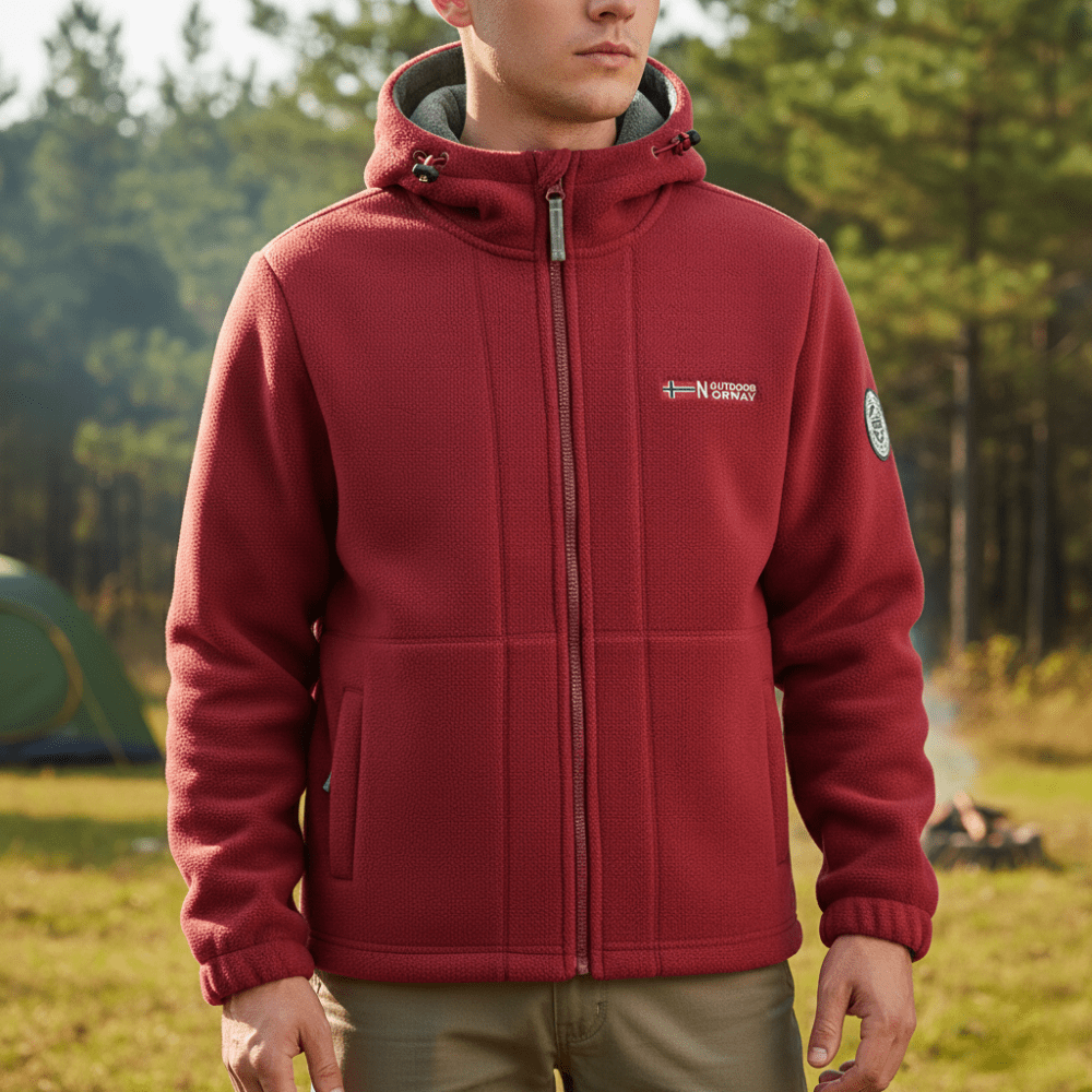Men’s Fleece Jacket, Windproof Breathable Outerwear | Everhikes - Evercrest Outdoors