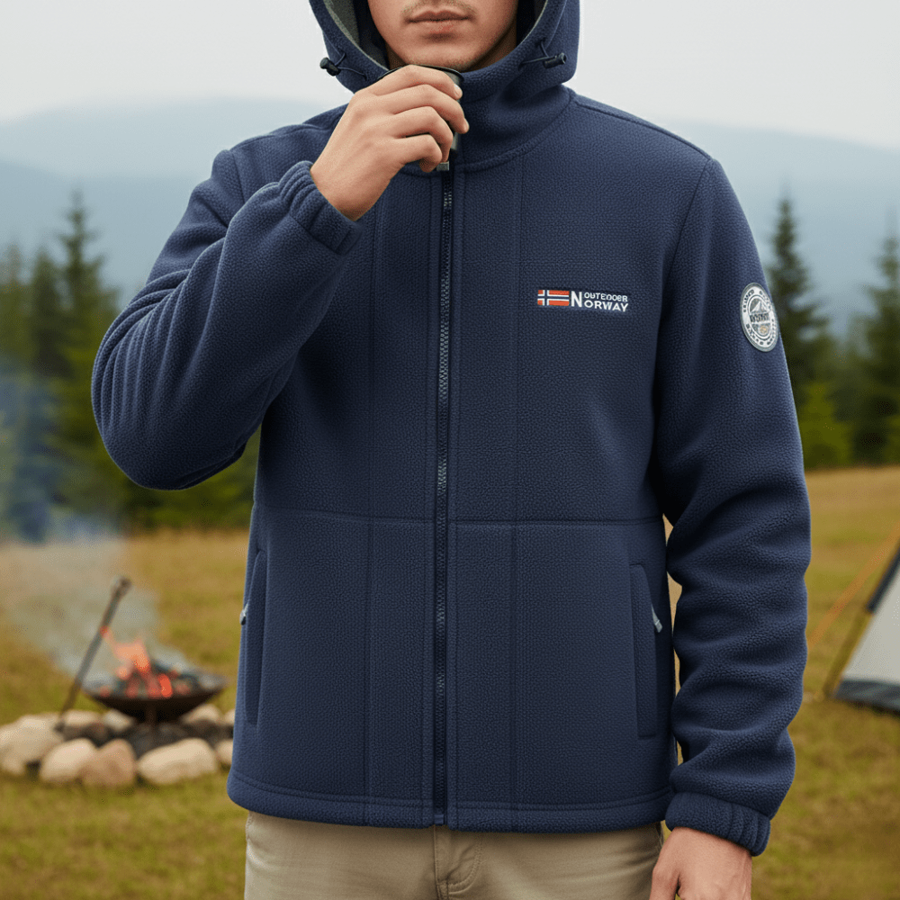 Men’s Fleece Jacket, Windproof Breathable Outerwear | Everhikes - Evercrest Outdoors