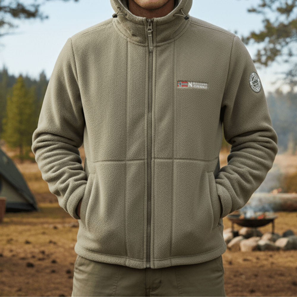 Men’s Fleece Jacket, Windproof Breathable Outerwear | Everhikes - Evercrest Outdoors