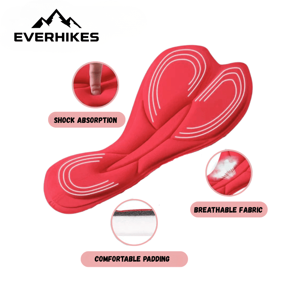 Women’s Cycling Shorts – Breathable 4D Gel Padding | Everhikes - Evercrest Outdoors